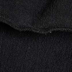 Pre Owned Kenzo Black Tiger Embroidered Cotton Crew Neck Sweatshirt XL