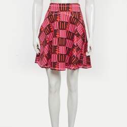 Pre Owned تنورة كينزو صغيرة قوس قزح حب مقاس صغير