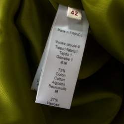 Pre Owned Kenzo Defilé Black Floral Print Textured Cotton Oversized Shift Dress L