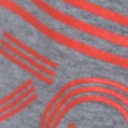 Pre Owned Kenzo Grey Printed Sleeve Cotton T Shirt M