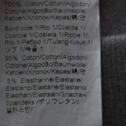 Pre Owned Kenzo Grey Printed Jersey Drawstring Detail Pencil Skirt XS