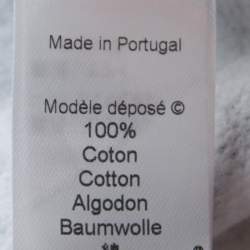 Pre Owned Kenzo Monochrome Molleton Chevron Sweatshirt Dress M