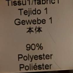 Pre Owned Kenzo Black & Gold Striped Taffeta Maxi Skirt L