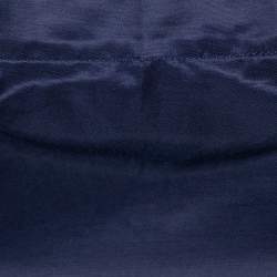 Kenzo Navy Blue Cotton Blend Maxi Dress S