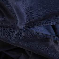 Kenzo Navy Blue Cotton Blend Maxi Dress S