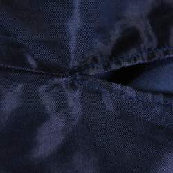 Kenzo Navy Blue Cotton Blend Maxi Dress S