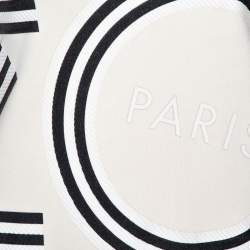 Pre Owned Kenzo Cream Embossed Logo Print Cotton Sweatshirt S