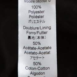 Pre Owned Kenzo Black Abstract Print Single Buttoned Blazer M