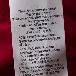 مملوكة مسبقًا تنورة كينزو متوسطة مزيج حرير تفتا وردي مقاس صغير (سمول)