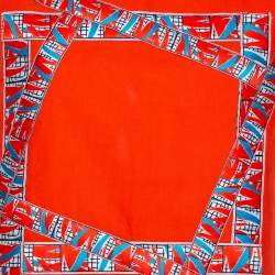 مملوكة مسبقًا Kenzo Coral Red Cotton Sleeve Less Top M