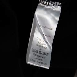 مملوكة مسبقًا سويتشيرت كينزو مطرز ميتالك نمر قطن أسود S