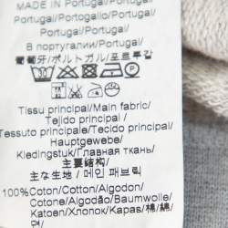 مملوكة مسبقًا Kenzo Grey Tiger Motif Embroidered Cotton Sweatshirt M