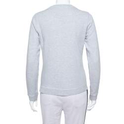 مملوكة مسبقًا Kenzo Grey Tiger Motif Embroidered Cotton Sweatshirt M