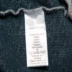 Pre Owned سويت شيرت كينزو قطن مطرز شعار النمر رقبة مستديرة مقاس متوسط - ميديوم