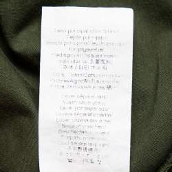 مملوكة مسبقًا تي شيرت كينزو رقبة مستديرة قطن طباعة نمر جيو أخضر مقاس صغير