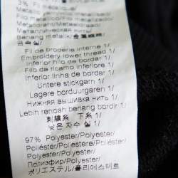 Pre Owned سويتشيرت كينزو رقبة مستديرة قطن مطرز نمر أسود مقاس متوسط