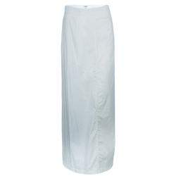 Kenzo Cream Cotton A-Line Maxi Skirt M