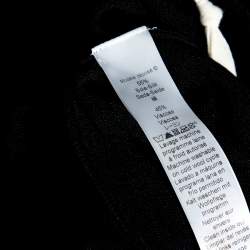 Pre Owned Kenzo Black Embellished Silk Knit Tank Top S