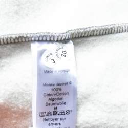 Pre Owned Kenzo Grey Tiger Embroidery Sweater Dress M