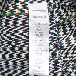 Pre Owned Kenzo Multicolor Printed Textured Sleeveless Top S