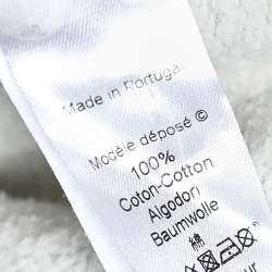 Pre Owned كنزة كينزو قطن تريكو رصاصي بتطريز عين مقاس صغير - سمول 