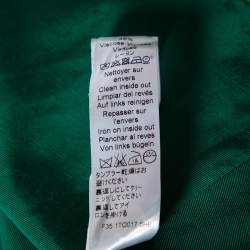 Pre Owned توب كينزو قطن أخضر رقبة مستديرة مقاس صغير (سمول)