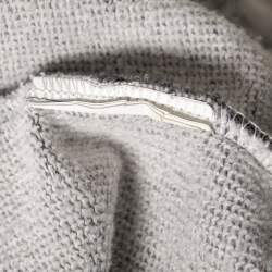 مملوكة مسبقًا Kenzo Grey Cotton Tiger Embellished Long Sleeve Sweatshirt S