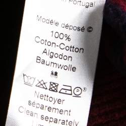 Pre Owned Kenzo Burgundy Tiger Embroidered Cotton Crew Neck Sweatshirt XS