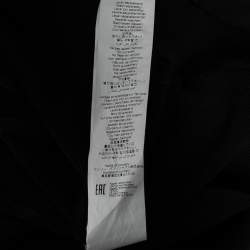 Pre Owned Kenzo Black Cotton Eye Embroidered Sweatshirt S