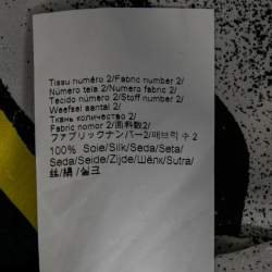 Pre Owned Kenzo Multicolor Printed Silk Top L