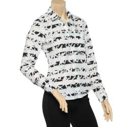 Pre Owned Kenzo Multicolor Brushed Palm Tree Printed Cotton Button Front Shirt S