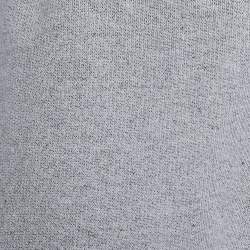 Kenzo Grey Cotton Logo Printed Sweatpants M