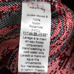 مملوكة مسبقًا Kenzo Red Knit High Waves Flared Midi Dress M