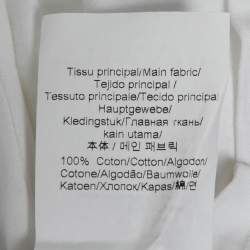 Pre Owned Kenzo White Cotton Paradise Printed Crew Neck T-Shirt M