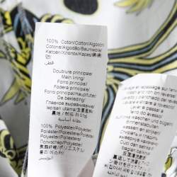 مملوكة مسبقًا Kenzo White Flying Phoenix Print Cotton Maxi Dress S