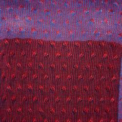 Pre Owned Kenzo Multicolor Patterned Knit Long Sleeve Dress L