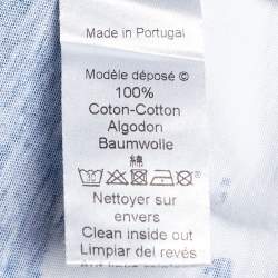 Pre Owned Kenzo x Blue Marine Foundation Blue Jersey Tank Top S