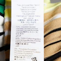 Pre Owned Kenzo Multicolor Striped Knit Long Sleeve Sweater S