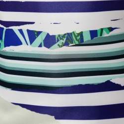 Pre Owned Kenzo Multicolour Printed Satin Sleeveless Mini Dress M