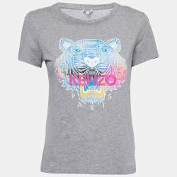 Kenzo grey hotsell tiger t shirt