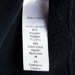 Pre Owned Kenzo Black Knit Eye Embellished Embroidered Sleeve Jumper S