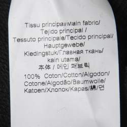 Pre Owned Kenzo Black Floral Motif Printed & Embroidered Cotton Sweatshirt XL