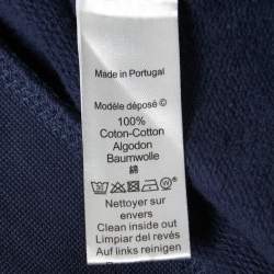 Pre Owned Kenzo Navy Blue Cotton Tiger Motif Embroidered Sweatshirt S