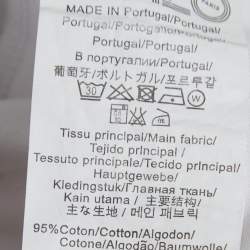 Pre Owned Kenzo White Eye Print Cotton Long Sleeve T-Shirt M