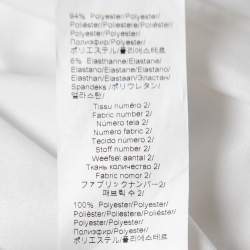 Pre Owned Kenzo Multicolor Crepe Ruffle Detailed Long Sleeve Midi Dress L