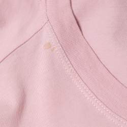 Pre Owned Kenzo Pink Logo Printed Cotton Crew Neck Half Sleeve T-Shirt XL