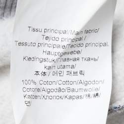 Pre Owned Kenzo Grey Floral Printed Cotton Crew Neck Sweatshirt M