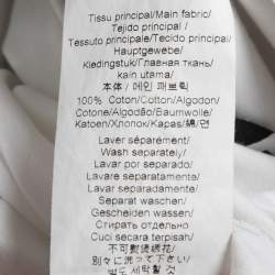 Pre Owned Kenzo White Cotton Rise Up Print T-Shirt S