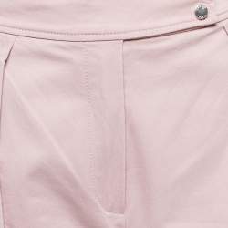 Pre Owned Kenzo Dusty Pink Cotton Pleated Trousers S