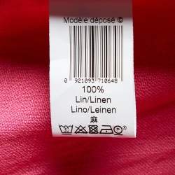 Kenzo Pink Linen Belted Blazer M
